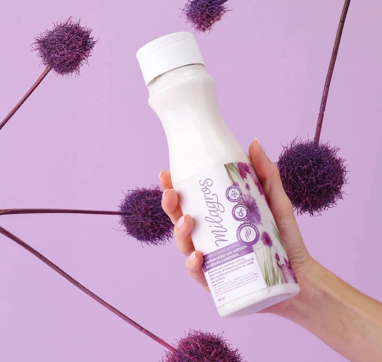 Acondicionador Antifrizz y Fortalecedor Con
Extracto de Cebolla y Péptidos