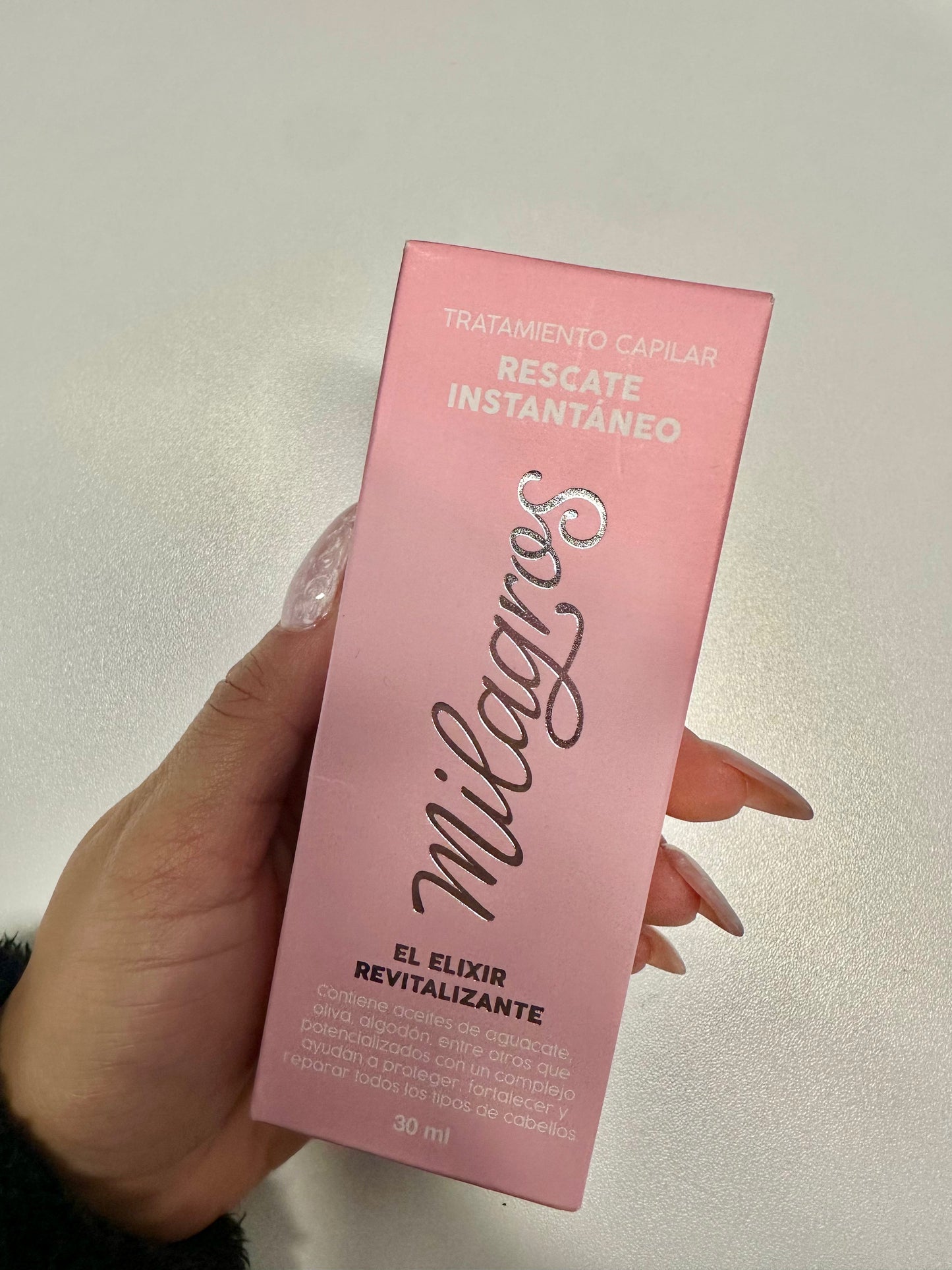 Ampolleta Elixir Tratamiento Capilar Rescate Instantáneo Milagros