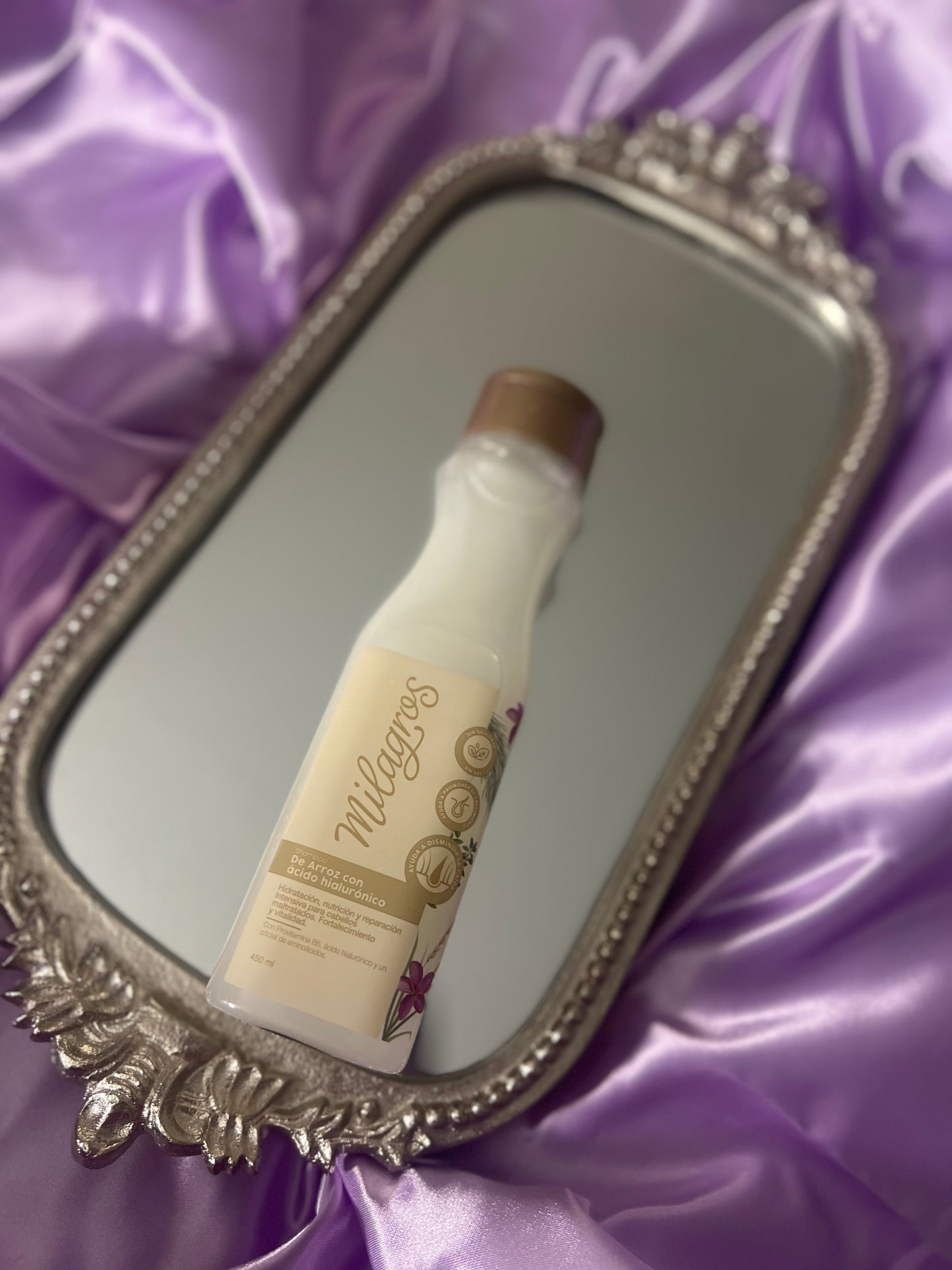 Shampoo de Arroz y Acido Hialurónico