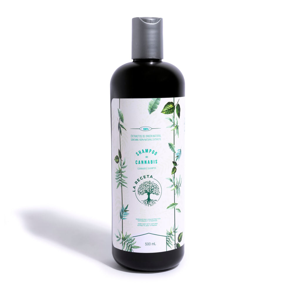 SHAMPOO DE ROMERO PARA CABELLO GRASO LA RECETA 500 ML