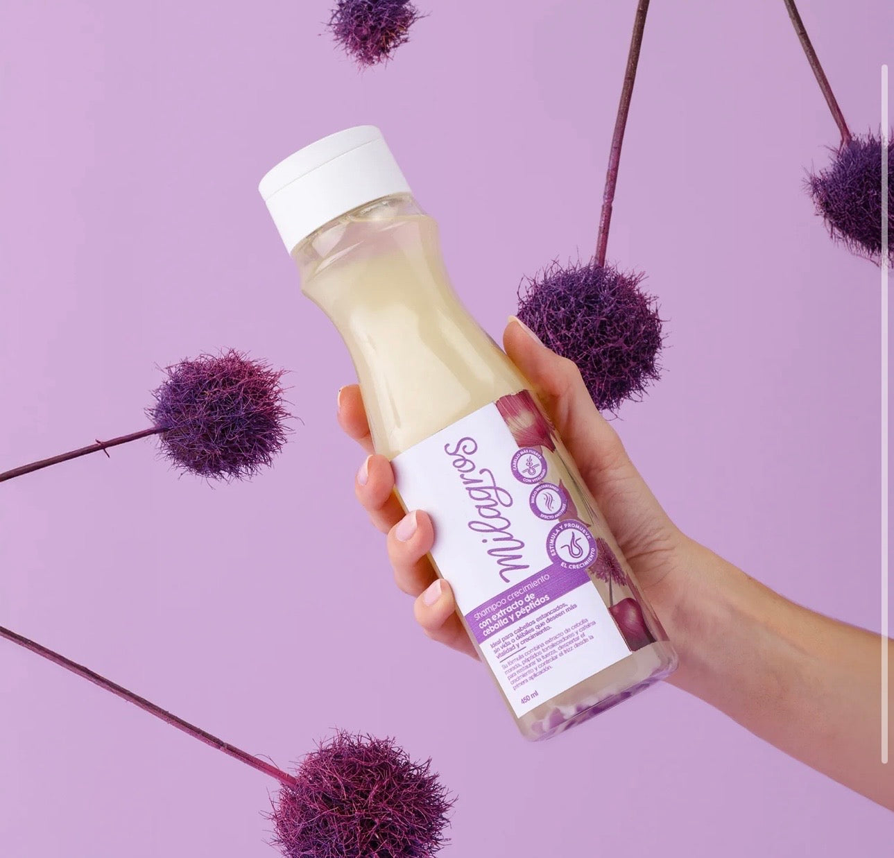Shampoo Crecimiento Con Extracto de Cebolla y
Péptidos