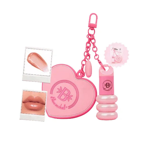 BLOOM MOCHA ESPEJO + GLOOS NUDE BLOOMSHELL